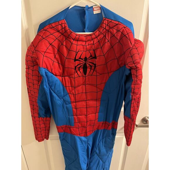 Marvel Spiderman Costume Muscle Chest Jumpsuit Large? SEE MEASUREMENTS Superhero - Picture 4 of 6